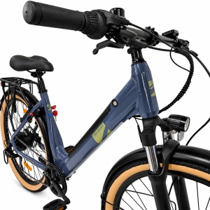 Bicicleta electrica Oras Devron 28200 - 28 inch, L, Gri Inchis - Img 4