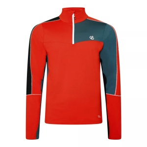 Bluza Barbati Dignify II Core Stretch, Rosu/Negru - Img 1