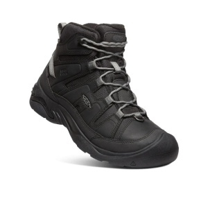Ghete barbati Keen Circadia Mid Polar impermeabile negru/gri 41 - Img 3