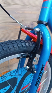 Bicicleta copii 20 Capriolo Mustang albastru rosu - Img 5