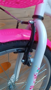 Bicicleta copii 20 Capriolo Viola Alpaca alb pink - Img 5