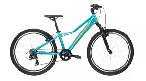Bicicleta copii Kross Hexagon Jr 1.0 24 blue orange glossy