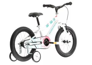 Bicicleta copii Kross Mini 3.0 D 16 white / celadon / coral / glossy - Img 3