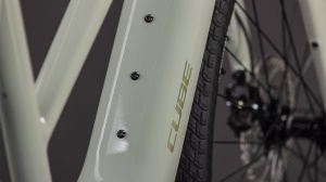 BICICLETA ELECTRICA CUBE EDITOR HYBRID SLX 400X TRAPEZE REEDBEIGE CHROME 2026 - Img 3