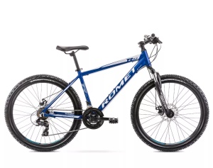 Bicicleta ROMET RAMBLER R6.2 argintiu/albastru M/17 2021