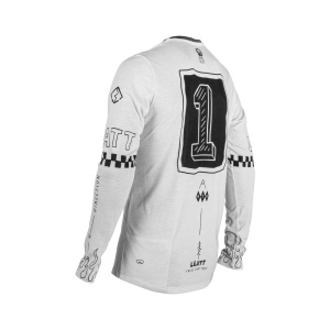 Bluza Leatt MTB Gravity 3.0 Cream White S - Img 4