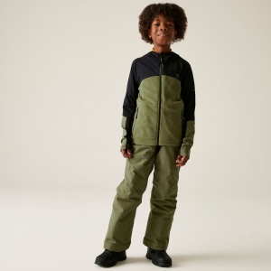 Fleece copii Dare2B Thriving IV Stretch Midlayer Olive Green - Img 6
