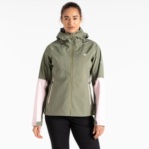 Geaca femei Dare2B Assert verde olive / roz