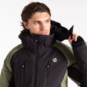 Geaca schi barbati Dare2B Speed verde olive/negru - Img 8