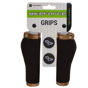 Manson BikeForce Ergo 137mm piele Lock-On marou inchis