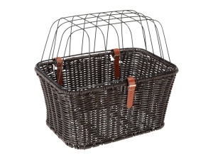 PE RATTAN REAR BASKET POPPY
