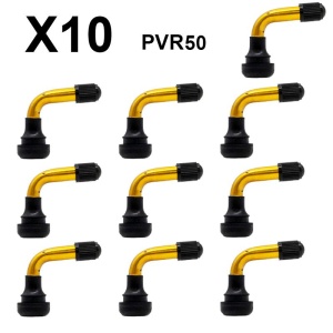 Valva tubeless curbata 90 grade pentru trotineta electrica 50mm - set 10 bucati - Img 1