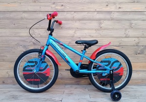 Bicicleta copii 20 Capriolo Mustang albastru rosu - Img 2