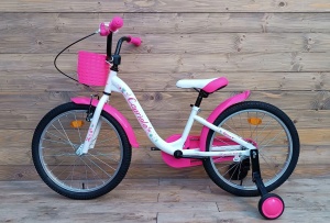 Bicicleta copii 20 Capriolo Viola Alpaca alb pink - Img 2