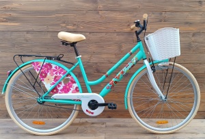 Bicicleta dama 28 Capriolo Jasmin turcoaz 18 - Img 1