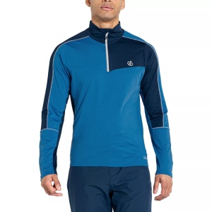 Bluza Barbati Dignify II Core Stretch, Albastru/Menta - Img 4