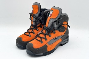 Ghete drumetie Gronell Kangoo gri/oranj, 38 - Img 3