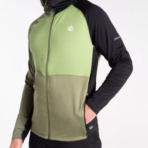 Jacheta barbati Dare2B Assimilate II Core Stretch Midlayer verde oliv/negru - Img 4
