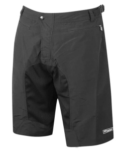 Pantaloni scurti Force MTB-11 bazon detasabil negru/antracit M - Img 1