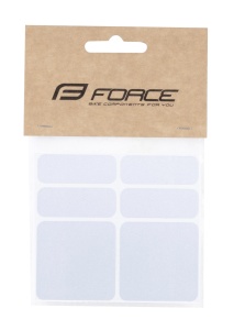 Protectie cadru Force autocolante set 6 bucati argintiu reflectorizant