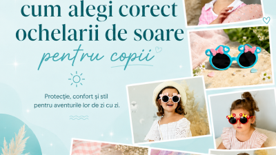 Mixbo explică: cum alegi corect ochelarii de soare pentru copii