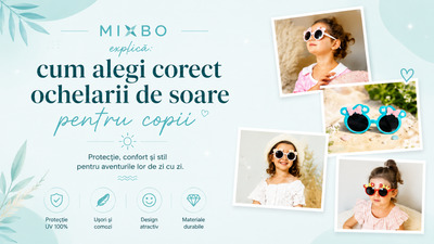 Cum alegi corect ochelarii de soare pentru copii