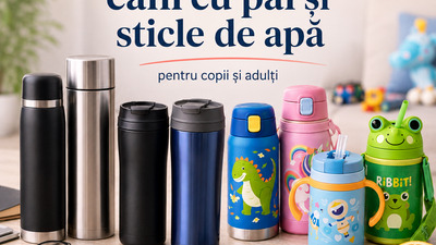 Termosuri, căni cu pai și sticle de apă pentru copii și adulți: cum alegi modelul potrivit