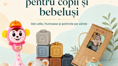Cadouri educative pentru copii și bebeluși: idei utile, frumoase și potrivite pe vârste