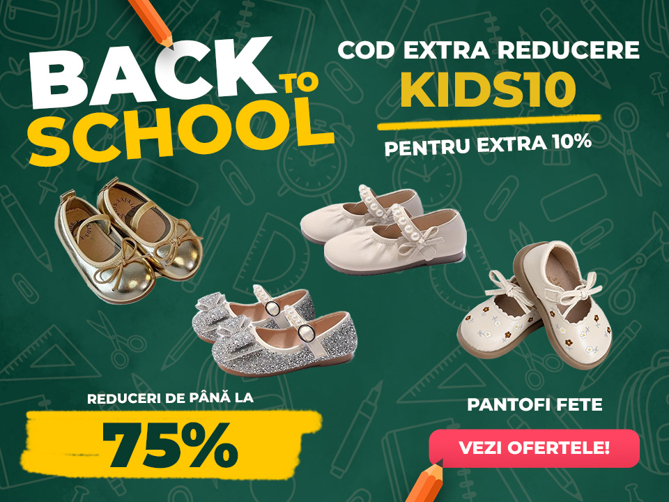 Încălțăminte pentru fete MIXBO Back to School pantofi copii