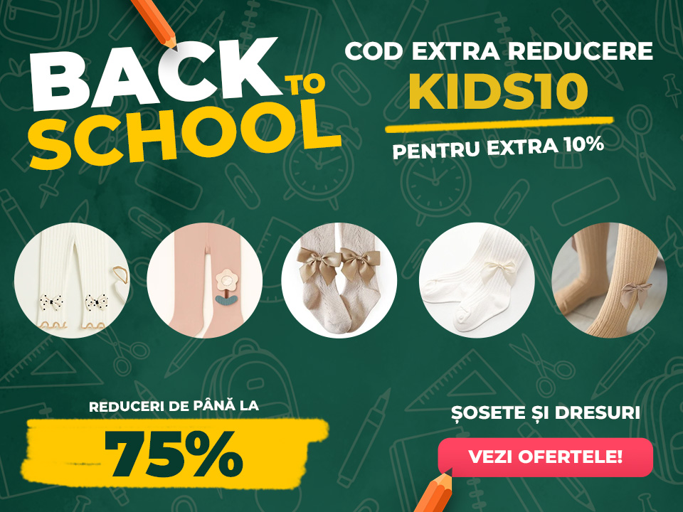 Șosete și dresuri pentru fete MIXBO Back to School