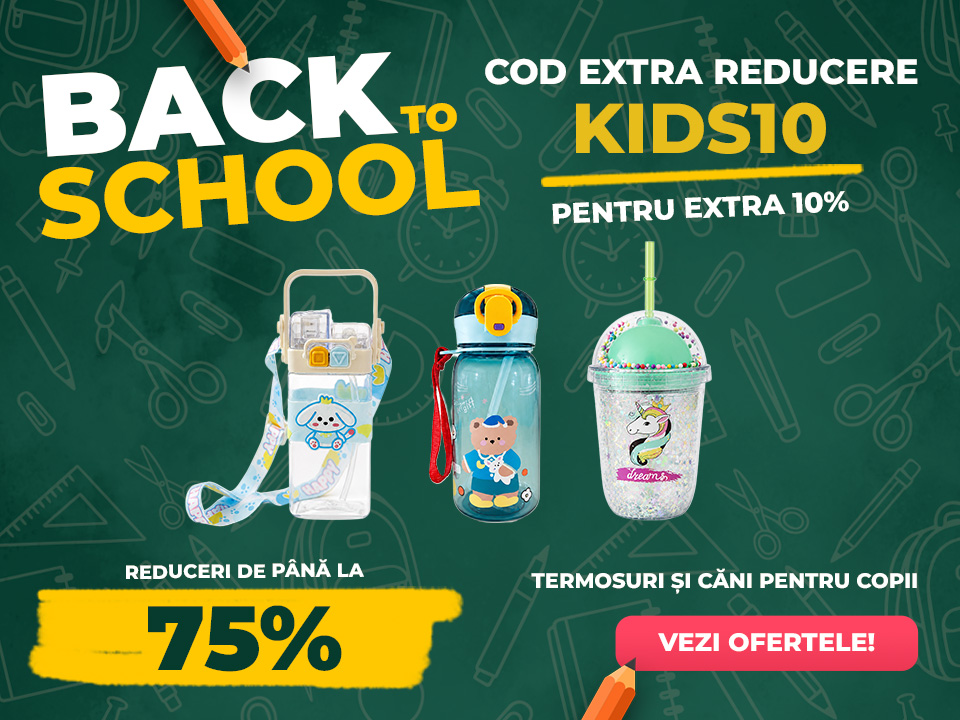 Termosuri și căni pentru copii MIXBO Back to School