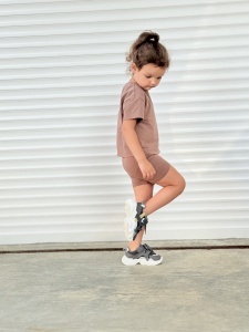 Adidasi Copii Unisex, Model de Vara, cu Scai, Talpa cu Motive, Gri - Img 3