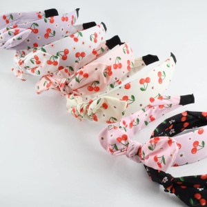 Bentite cu Cirese si Fundita, Textil, Diverse culori - Img 2