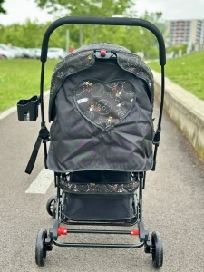 Carucior bebe cu balansoar 3 in 1 Multifunctional, Cadru Aluminiu, roti din cauciuc, Z7 Happy Planet - Img 3