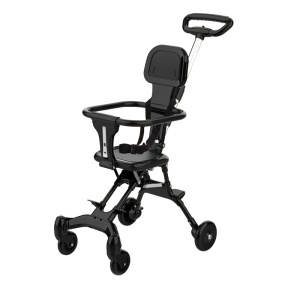 Carucior Sport Bebe, Ultra Pliabil, Sezut Reversibil, Varsta 1-3 Ani, Negru