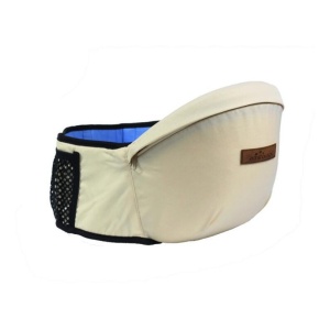 Centura de Purtare cu Sezut pentru Transportul Copiilor, Textil, Crem