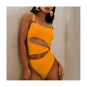Costum de Baie Intreg, Electric Orange - Img 2