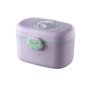 Cutie Depozitare Lapte Praf sau Alimente, Lila