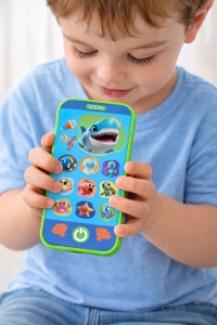 Jucărie Educativă Tip Smartphone cu Touchscreen, Povești și Sunete, 14 Taste, Verde - Img 2