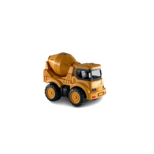 Jucarie Masinuta Cisterna Model 2 pentru Baieti, Galben, 10 cm, Plastic