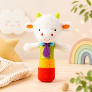 Jucarie Multicolora pentru Bebe 6 - 12 Luni, cu Sunete, Plus, Oita
