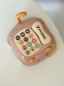 Jucarie Telefon Multifunctionala, cu Sunete, Plastic, Roz, 12 luni+ - Img 3
