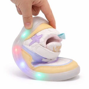 Pantofi Sport pentru Copii cu LED, Multicolori, Talpă Luminoasă Flexibilă, Închidere cu Scai, Design Modern și Confortabil - Img 3