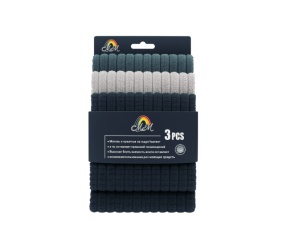 Set 3 Lavete Microfibra, Multicolor, 30x30 cm