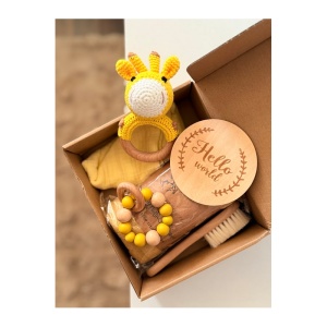 Set Cadou nou-nascut, pentru Dentite Baby Galben - Img 3