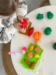 Set Fructe si Alimente Pentru Feliat, 27 Piese, Plastic, Multicolor - Img 2