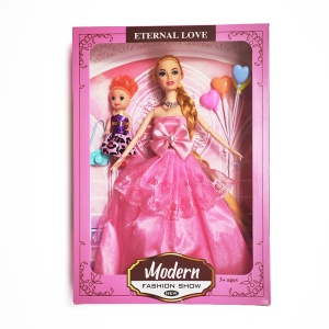 Set Papusi Mama si Copilul, cu Accesorii, 30 cm , 3 ani+