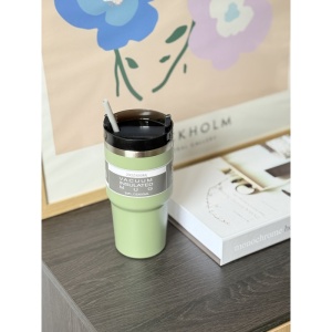 Termos Adulti, Otel Inoxidabil, cu Pai, Verde , 600 ml - Img 2