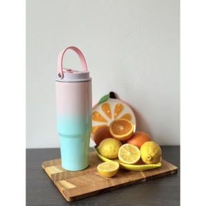 Termos Multicolor, Otel Inoxidabil, cu Pai si Maner, Model 1, 900 ml - Img 2