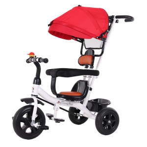 Tricicleta Pentru Copii 6-in-1, Rosu